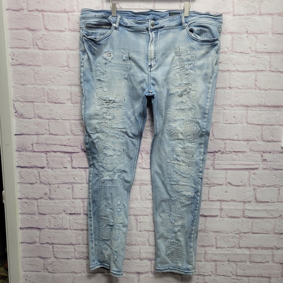 Rockstar Original Other - Rockstar Original Skinny Denim Jeans Mens 44 Distressed Y2k Grunge Streetwear‎